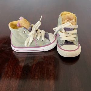 Converse All Star toddler high tops.